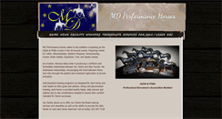 Desktop Screenshot of mdperformancehorses.com