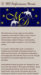 Mobile Screenshot of mdperformancehorses.com